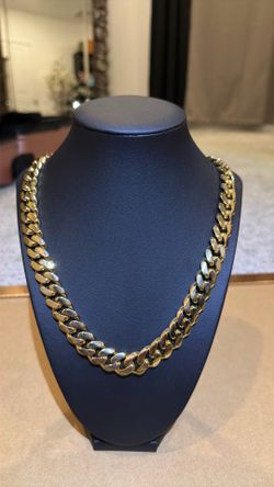14 karat Gold Plated Cubin Chain
