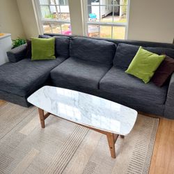 West Elm 2-Piece Urban Sectional Sofa
