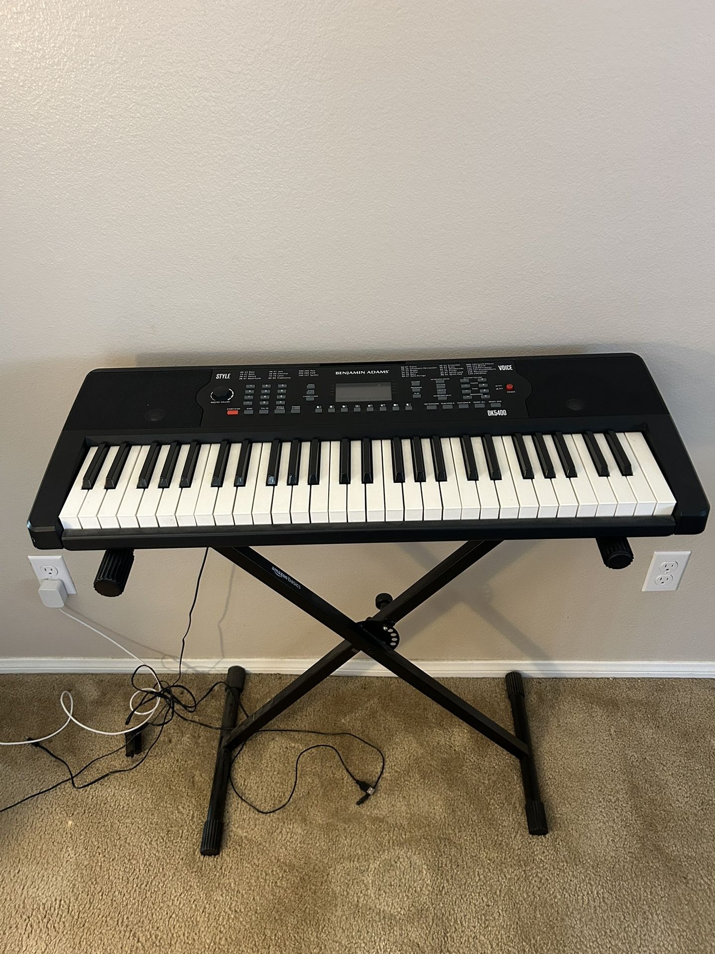 Piano Keyboard With Piano Stand