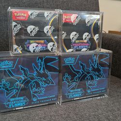Pokémon ETB And Booster Box Acrylic Cases With Magnetic Lid