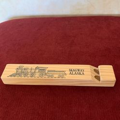 Viltage Alaska 7" Wooden Train Whistle