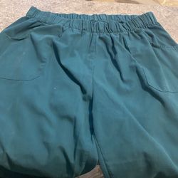 Fashion Seal Healthcare Scrub Pants , Green, Elastic waist, Front side pockets. 