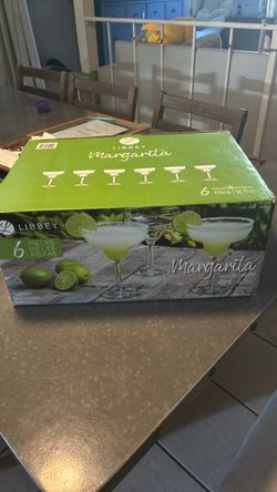 Libbey Margarita Glasses Set of 6