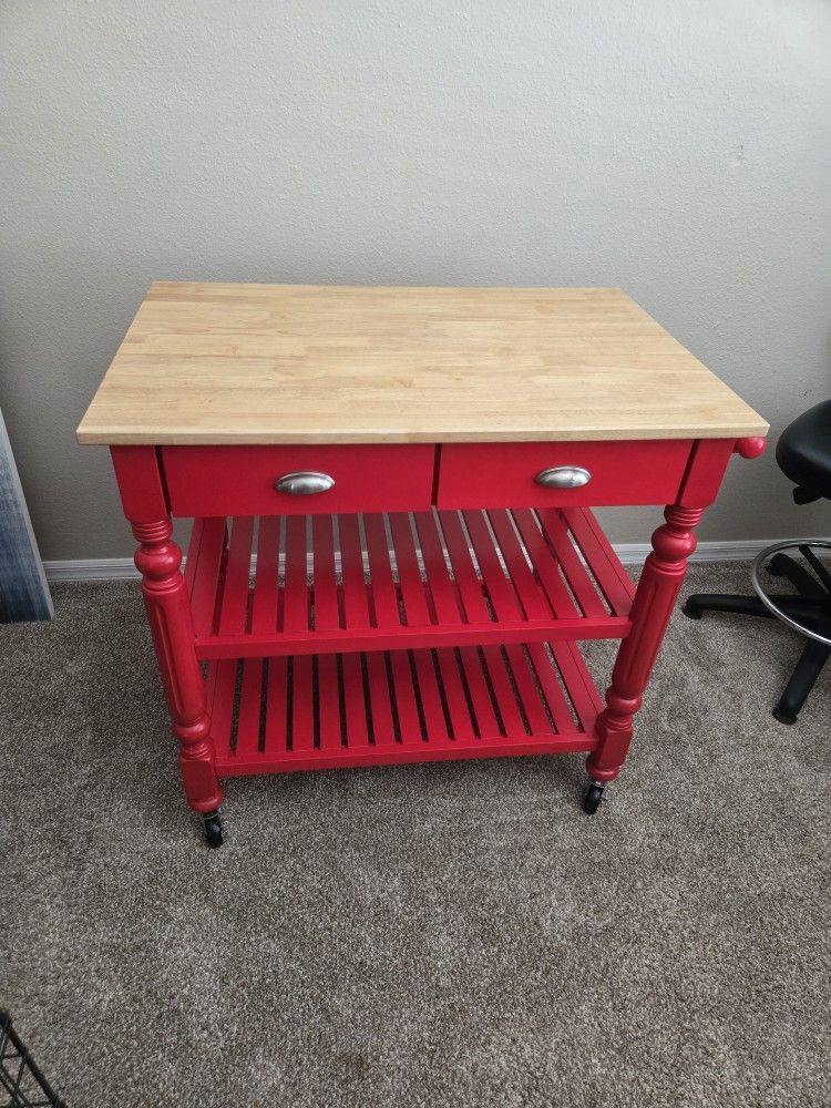 Rolling  Kitchen Island
