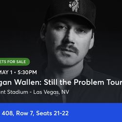 Morgan Wallen Tickets Las Vegas 