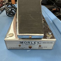 Morley Guitar Wah Volume Pedal Tel Ray Electronics