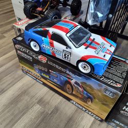 RC electric rally car team associated brand new