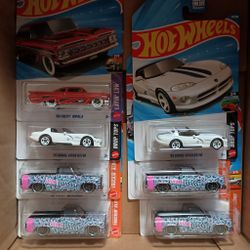 Hot Wheels ($10 For Each Silverado) (Viper TH $10 or both For $15) ($5 Impala)