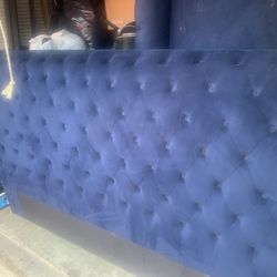 Blue King Size Bed Frame