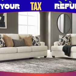 2 PC SOFA AND LOVESEAT 