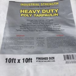Heavy Duty Tarp Lona Waterproof New!