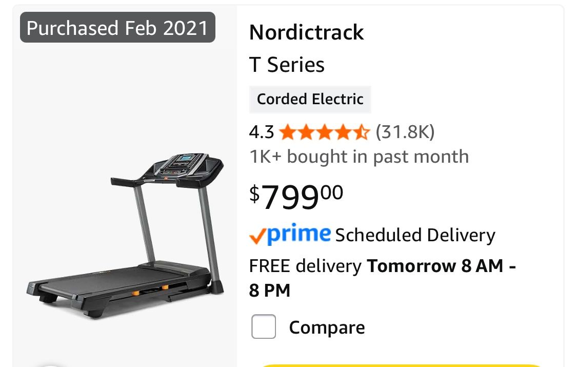 Nordictrack Treadmill T Series