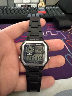 Casio Royale (AE1200) with Skxmod Steel case and Sapphire Crystal Mod