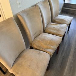 Upholstered High Back Dining Chairs