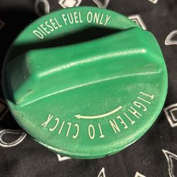 Diesel Fuel Gas Cap Used Green Auto Part Truck Accessories 