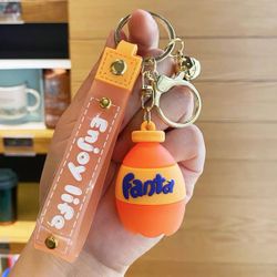 Cute keychain  cartoon key chain accessories key ring bag Backpack