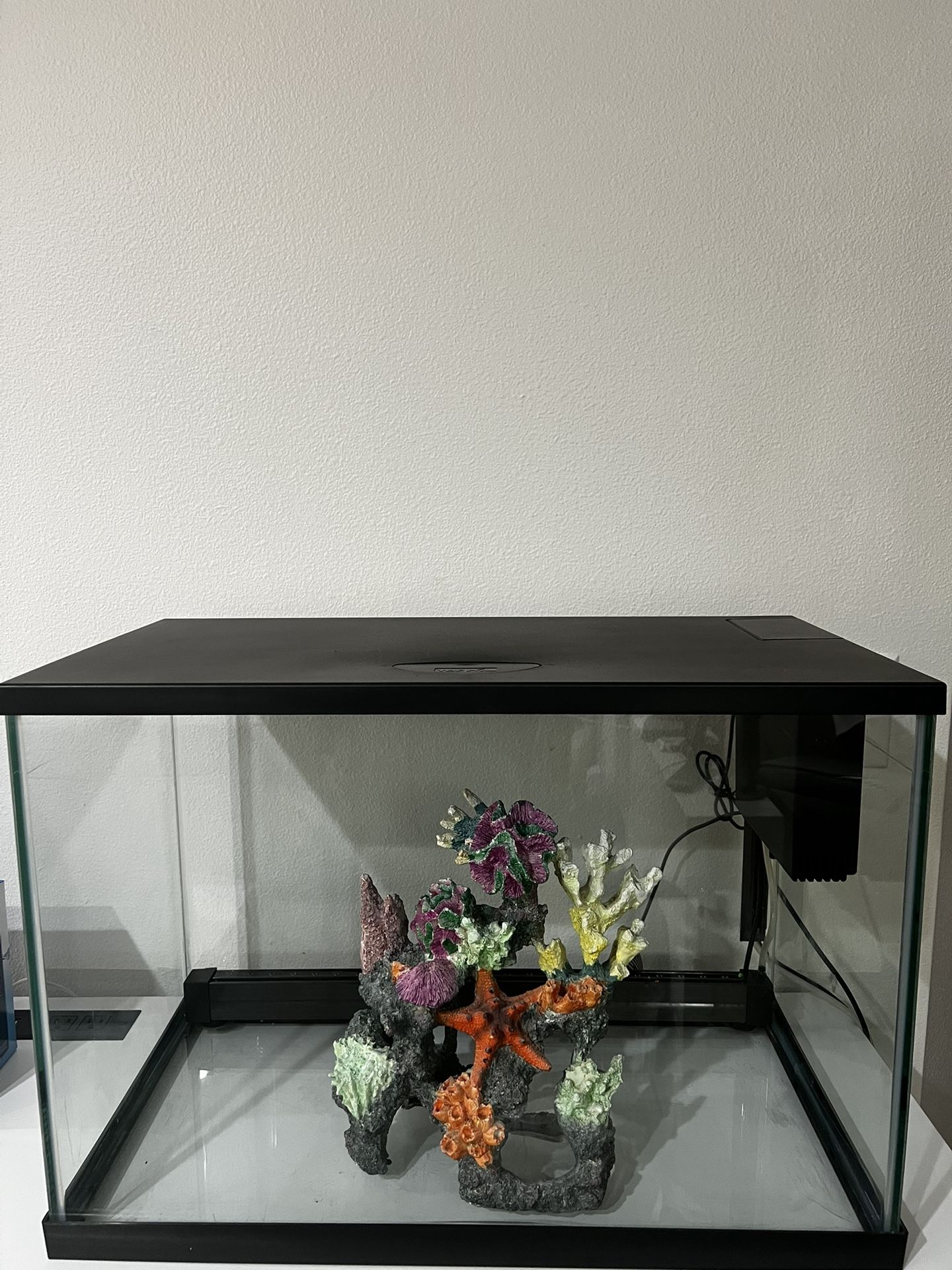 $100 25 Gallon LED Fish-tank and Accessories 