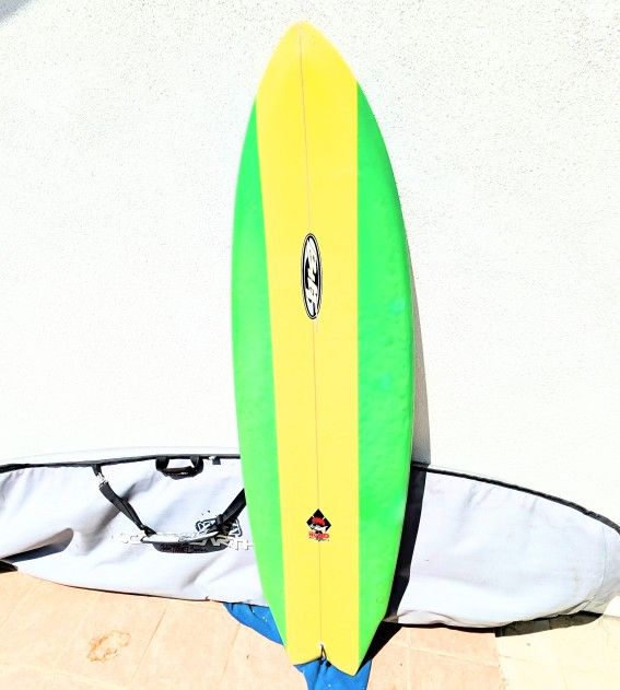 6'2 Twin Fin Fish Surfboard
