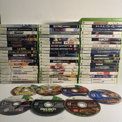 xbox 360 games 66 total $100 FIRM