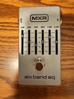 MXR 6-Band EQ Pedal for Sale! Excellent Condition!