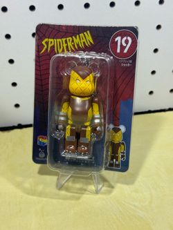 Marvel SPIDER MAN (Shocker) #19 Bearbrick Medicom 100% Keychain Japan