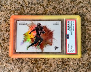 2025 NFL Prizm Bijan Robinson Color Blast PSA 10