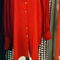 Cute Red Dress Or Tunic