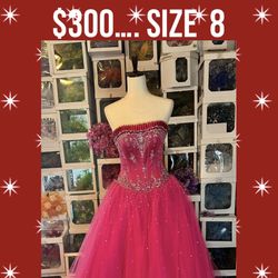 Quince Prom Sweet 16 Wedding Graduation Christmas New Years Ball Gown Party Dress 