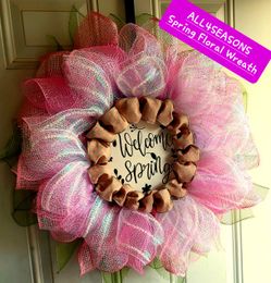 Welcome Spring Wreath 