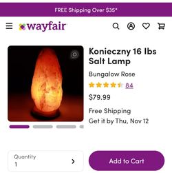 Imalaya sal lamps$60