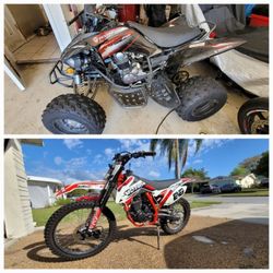 X-MOTOS 250CC DIRT BIKE & 250cc ATV