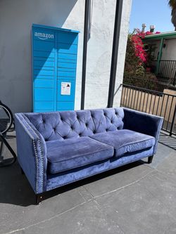 Couch Royal Blue Mid Size