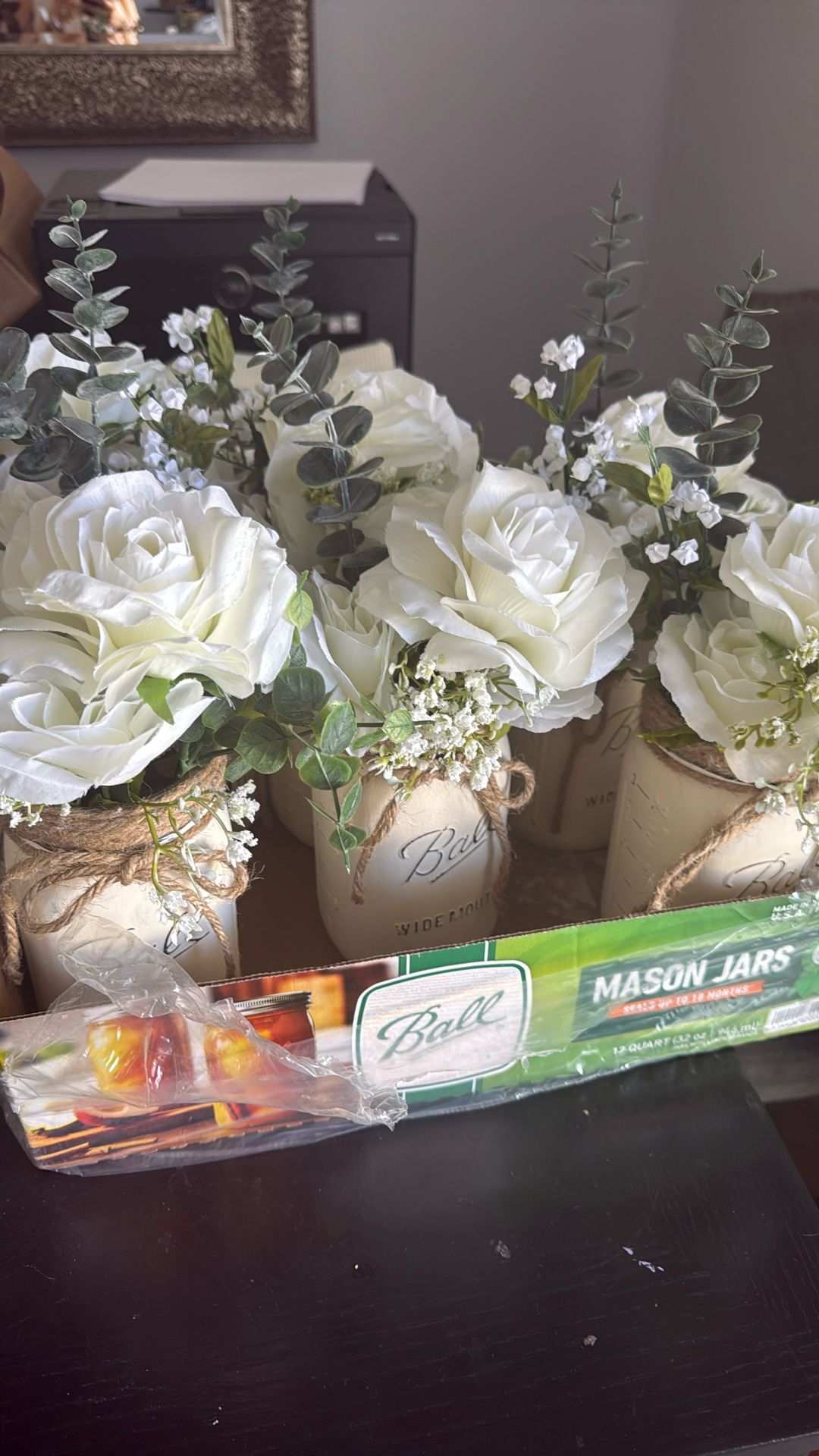 Flower centerpieces six of them