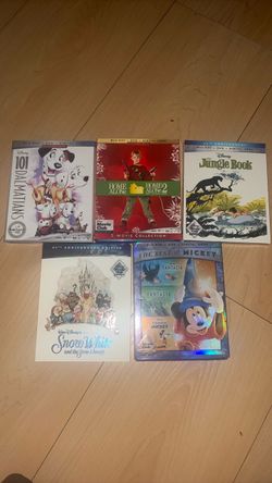 Sealed Disney Movie Club Anniversary & Signature Blu-ray Lot (5 Premium Movies)