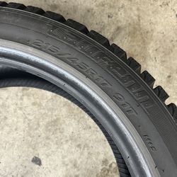 215/45/17 Snow Tires 