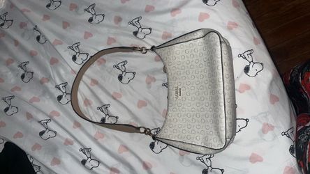 Guess Logo Print Shoulder Bag