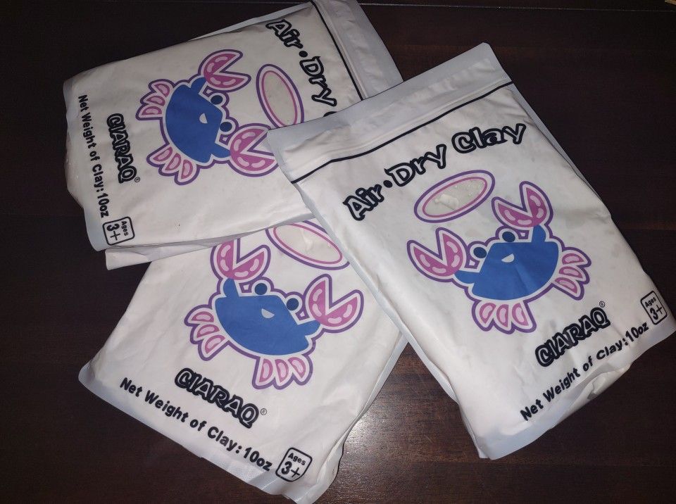 Air Dry Modeling Clay -white