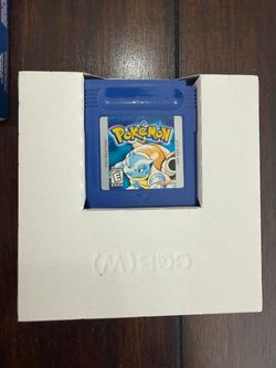 Original Pokémon Blue Version for Nintendo Game Boy.