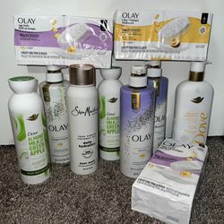 Dove, Olay, And Shea Moisture Body Wash 