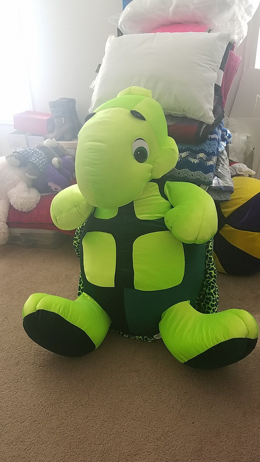 Turtle stuffed animal-huge