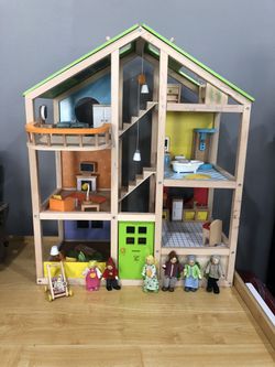  All Seasons Kids Wooden Dollhouse by Hape