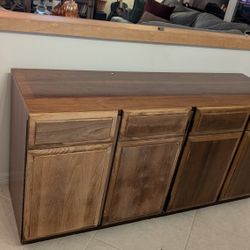 Solid Wood Credenza Buffet 