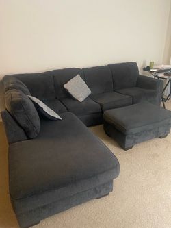 Couch and ottoman