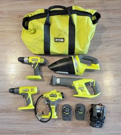 Ryobi 18V ONE+ Cordless Power Tool Combo Kit