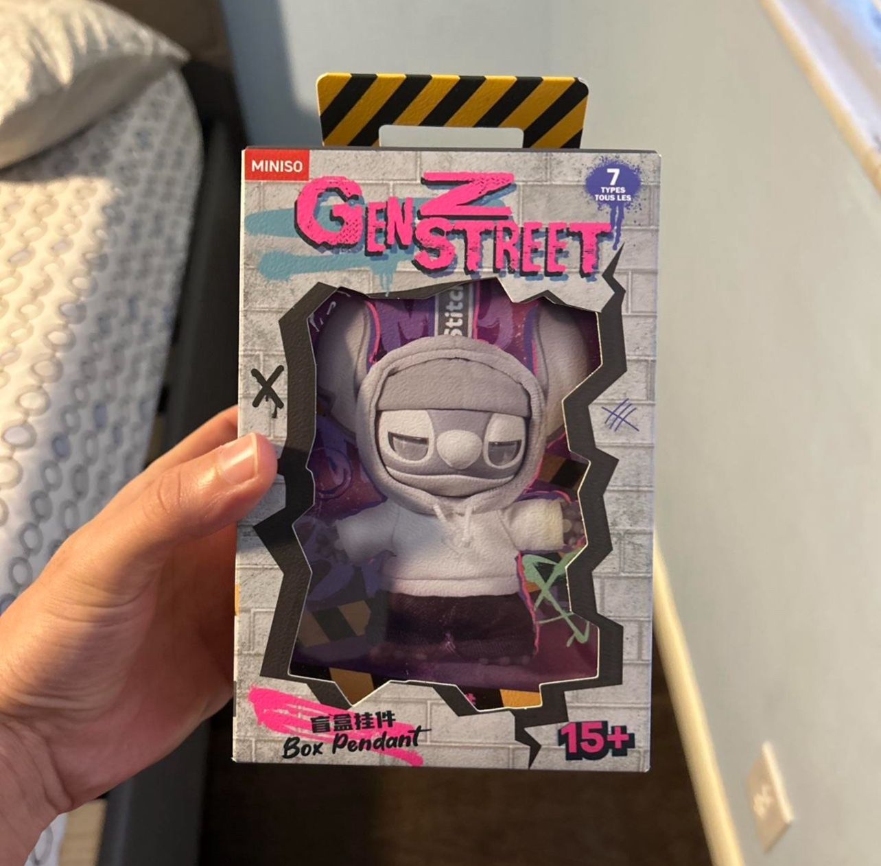 MINISO Gen Z Street Plush Collectible Box Pendant – New