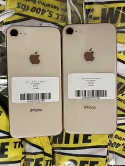 Factory unlocked apple iphone 8, store warranty 64 gb $285 each