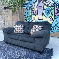 Super Comfy Plush Love Seat Sofa(Delivery Available)