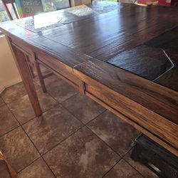 Dinning table with six chairs