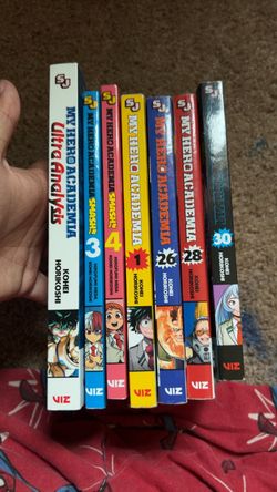 My hero academia (Mha) anime books (manga)