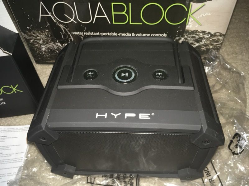 Hype Aqua Block Portable Bluetooth Speakers